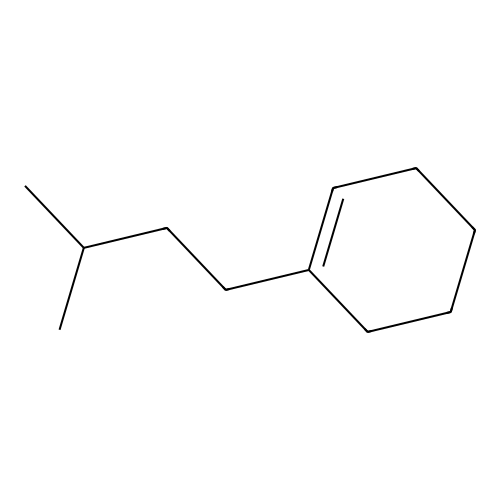 1-Isoamylcyclohexene-1 structure