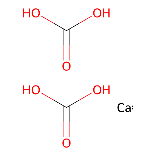Calcium bicarbonate structure