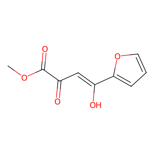 Methyl 4-(furan-2-yl)-2-hydroxy-4-oxobut-2-enoate structure