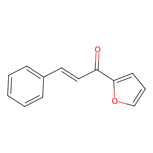 (E)-1-(furan-2-yl)-3-phenylprop-2-en-1-one structure