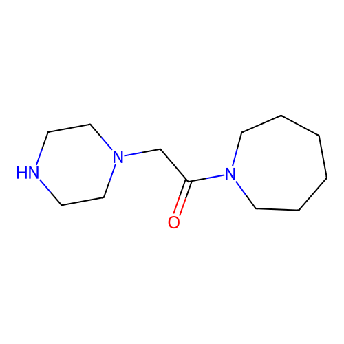 1-(Piperazin-1-ylacetyl)azepane structure