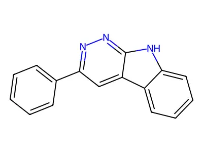 3-phenyl-9H-pyridazino[3,4-b]indole structure