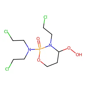 4-Hydroperoxytrilophosphamide structure