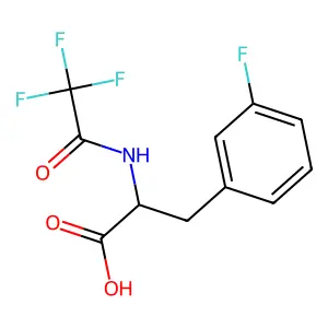 3-Fluoro-N-(trifluoroacetyl)phenylalanine structure