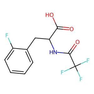2-Fluoro-N-(trifluoroacetyl)phenylalanine structure