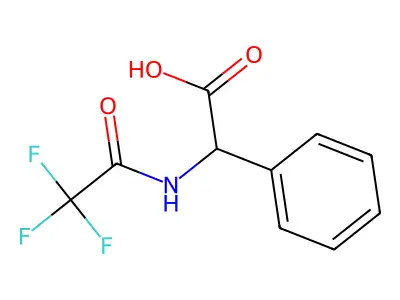 2-Phenyl-2-(trifluoroacetamido)acetic acid structure