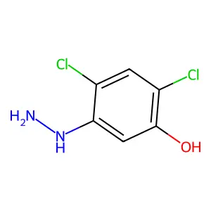 2,4-Dichloro-5-hydrazinylphenol structure