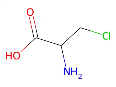 3-氯丙氨酸 structure