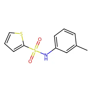 N-(3-methylphenyl)thiophene-2-sulfonamide structure