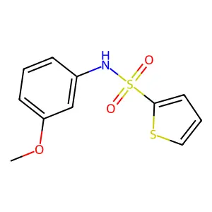 N-(3-methoxyphenyl)thiophene-2-sulfonamide structure