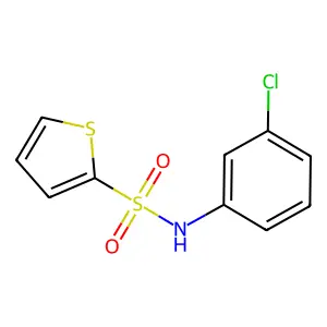 N-(3-chlorophenyl)thiophene-2-sulfonamide structure
