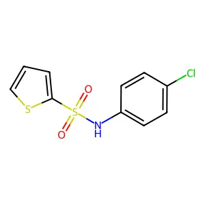 N-(4-chlorophenyl)thiophene-2-sulfonamide structure