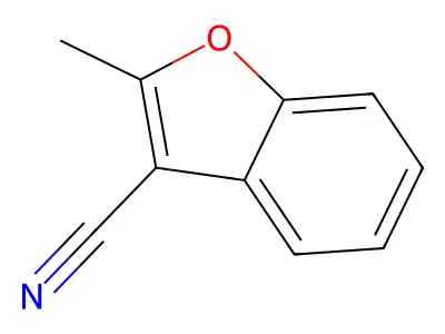 2-Methylbenzofuran-3-carbonitrile structure