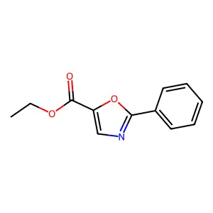 Ethyl 2-phenyloxazole-5-carboxylate structure
