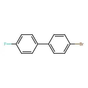 4-Bromo-4'-fluoro-1,1'-biphenyl structure