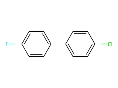 4-Chloro-4'-fluorobiphenyl structure