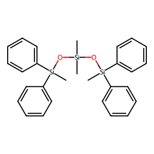 1,3,3,5-Tetramethyl-1,1,5,5-tetraphenyltrisiloxane structure