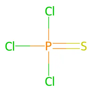三氯硫磷 structure
