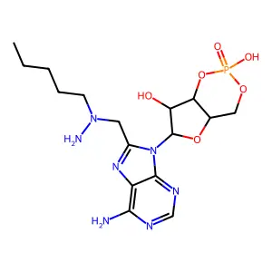 8-(6-氨基己基)氨基环AMP structure