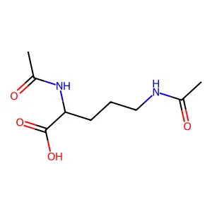 N2,N5-Diacetyl-L-ornithine structure