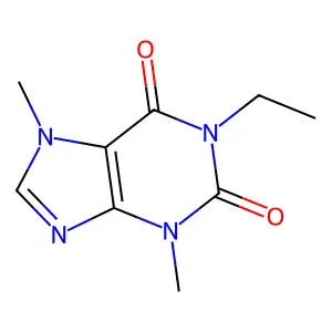 1-Ethyltheobromine structure