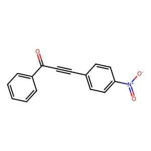 3-(4-Nitrophenyl)-1-phenylprop-2-yn-1-one structure