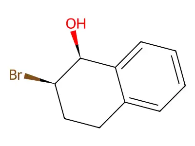 2-Bromo-1,2,3,4-tetrahydronaphthalen-1-ol structure