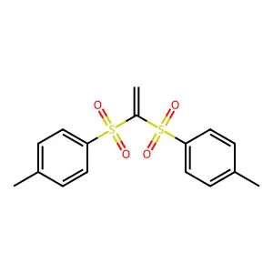 1,1-bis(p-tolylsulfonyl)ethene structure