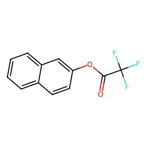 Trifluoroacetic acid, 2-naphthyl ester structure