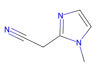 (1-Methyl-1H-imidazol-2-yl)acetonitrile structure