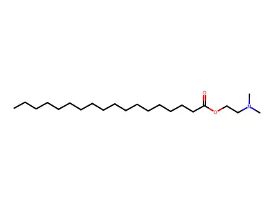 Dimethylaminoethyl stearate structure
