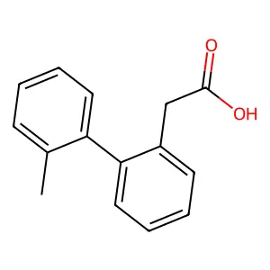 2'-Methyl-biphenyl-2-acetic acid structure