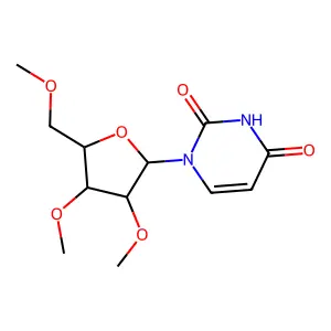 1-[3,4-Dimethoxy-5-(methoxymethyl)oxolan-2-yl]pyrimidine-2,4-dione structure