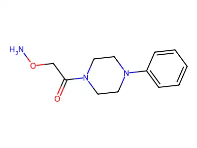 Piperazine, 1-[(aminooxy)acetyl]-4-phenyl- structure