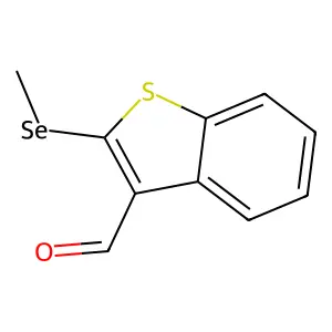 2-Methylseleno-3-benzo[b]thiophenecarboxaldehyde structure