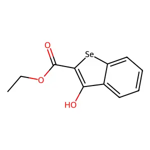 Benzo[b]selenophene-2-carboxylic acid, 3-hydroxy-, ethyl ester structure