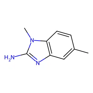 1,5-二甲基-1H-苯并咪唑-2-胺 structure