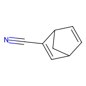 2-Carbonitrile,bicyclo(2.2.1)hept-2,5-diene structure
