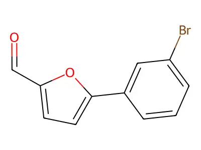 5-(3-Bromophenyl)-2-furaldehyde structure
