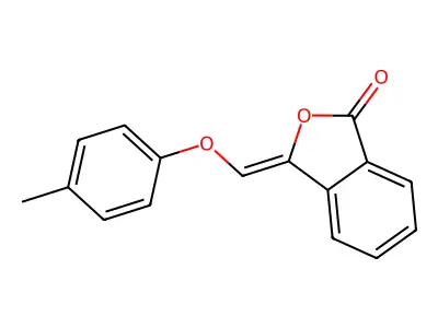 1(3H)-Isobenzofuranone, 3-[(4-methylphenoxy)methylene]- structure