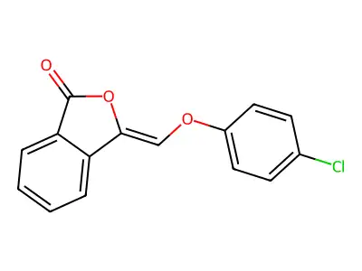 1(3H)-Isobenzofuranone, 3-[(4-chlorophenoxy)methylene]- structure