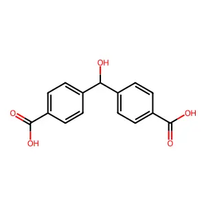 4,4'-(Hydroxymethylene)dibenzoic acid structure