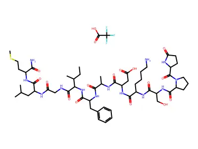 Eledoisin perfluoroacetate structure