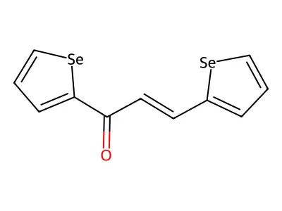 2-Propen-1-one, 1,3-diselenophene-2-yl- structure
