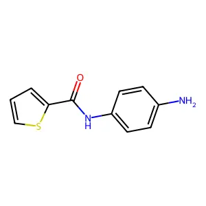 N-(4-aminophenyl)thiophene-2-carboxamide structure