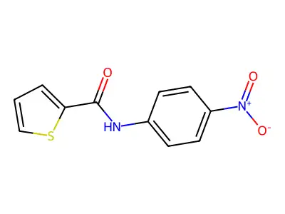 N-(4-Nitrophenyl)-2-thiophenecarboxamide structure