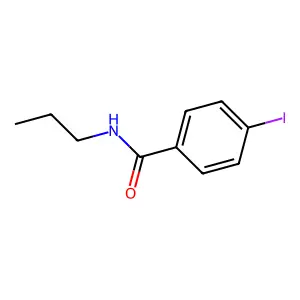 4-iodo-N-propylbenzamide structure