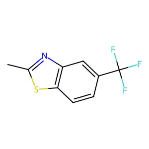 Benzothiazole, 2-methyl-5-(trifluoromethyl)- structure