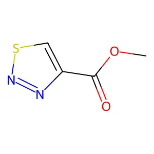 Methyl 1,2,3-thiadiazole-4-carboxylate structure