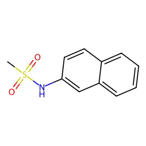 N-(2-Naphthyl)methanesulfonamide structure